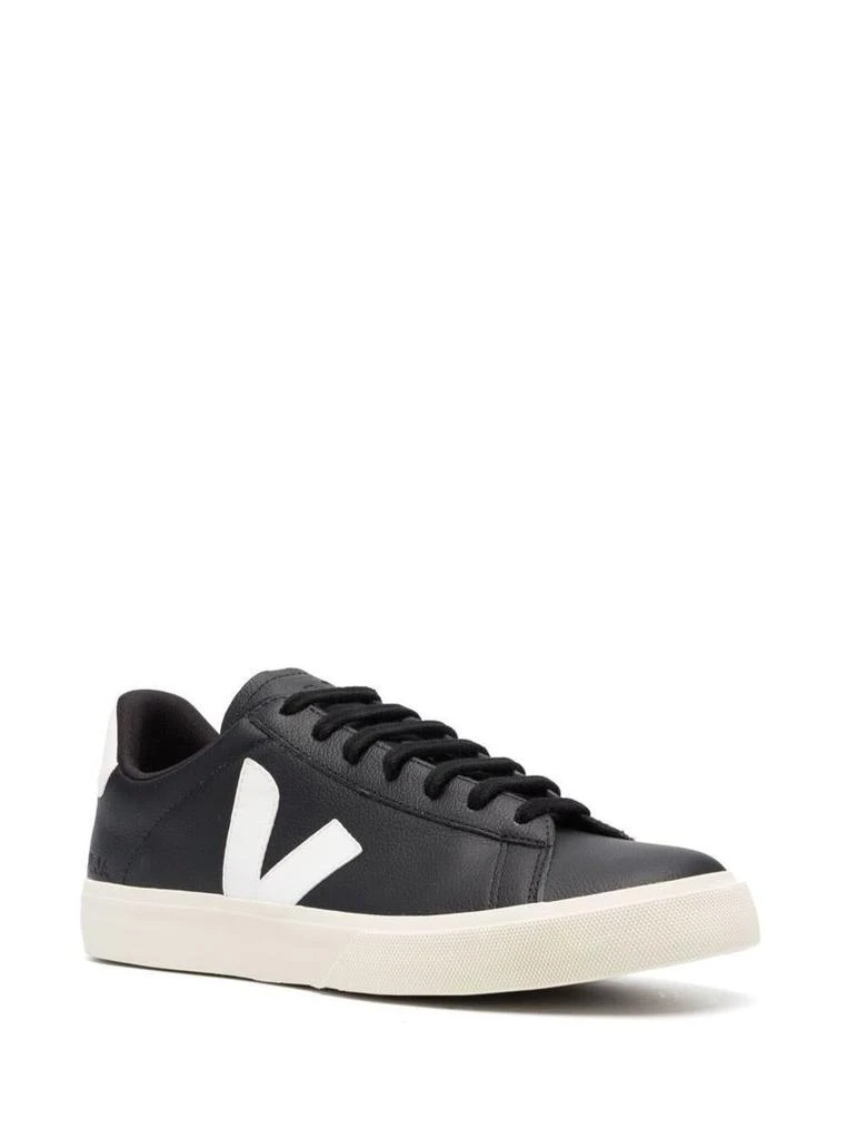 Veja 'Campo' Black And White Low Top Sneakers In Vegan Leather Man 2