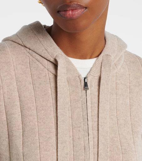 Max Mara Rubiera cashmere zip-up hoodie 4