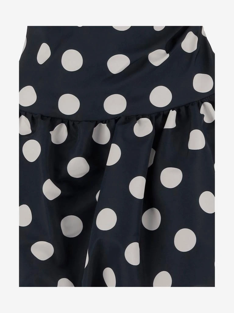 PATOU Patou One-Shoulder Polka Dot Dress 2