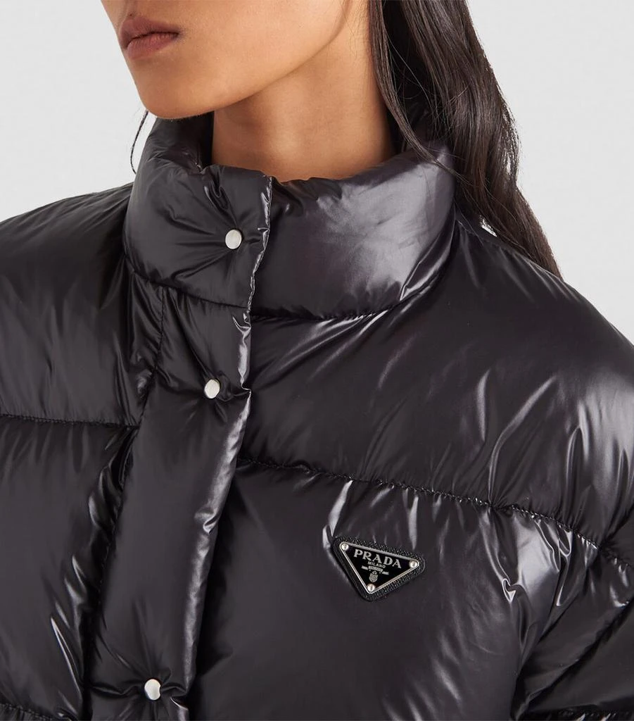 Prada Crop Re-Nylon Puffer Jacket 5
