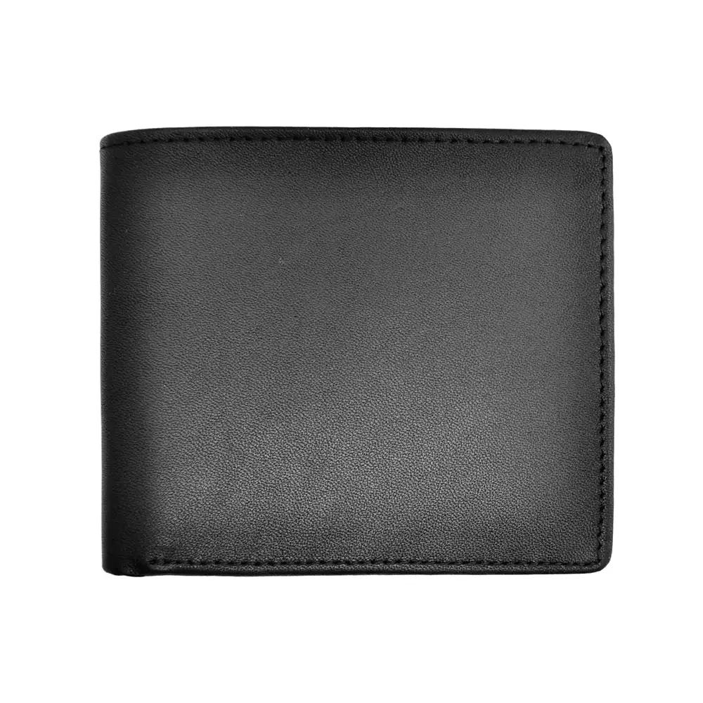 ROYCE New York Men's Bifold Wallet with Zippered Coin Slot