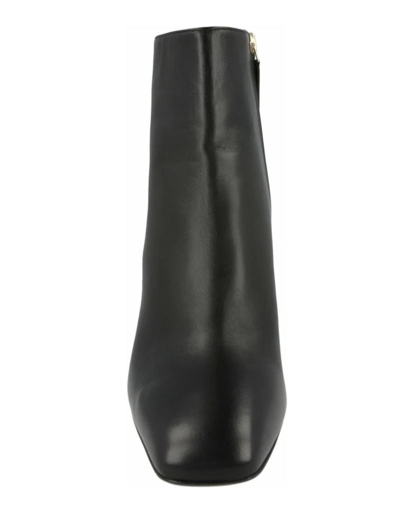 Salvatore Ferragamo Women
s Leather Ankle Boots In Black 4