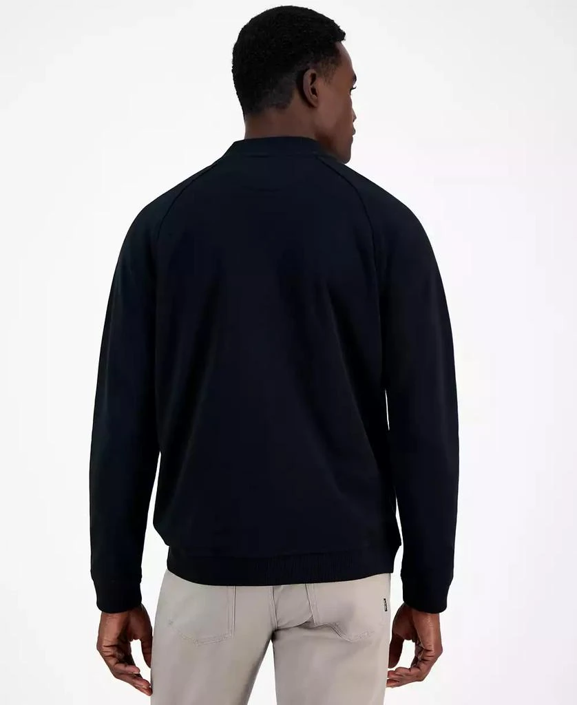 Alfani Baseball-Collar Long Sleeve Quarter-Snap Pullover 2