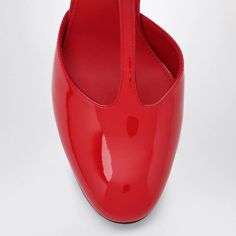 Salvatore Ferragamo Red Pump T-strap in patent leather 3