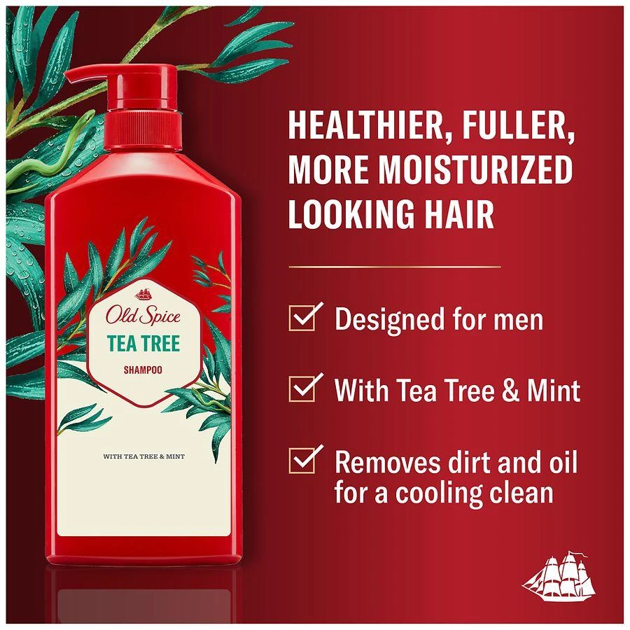 Old Spice Shampoo for Men, Cooling, Removes Built Up Dirt and Oil Mint 2