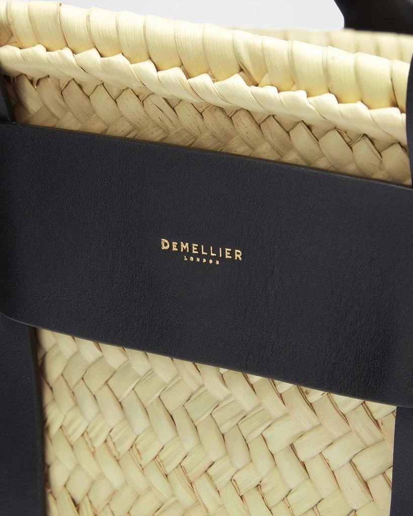 Demellier The Santorini Caged Raffia Tote Bag 6