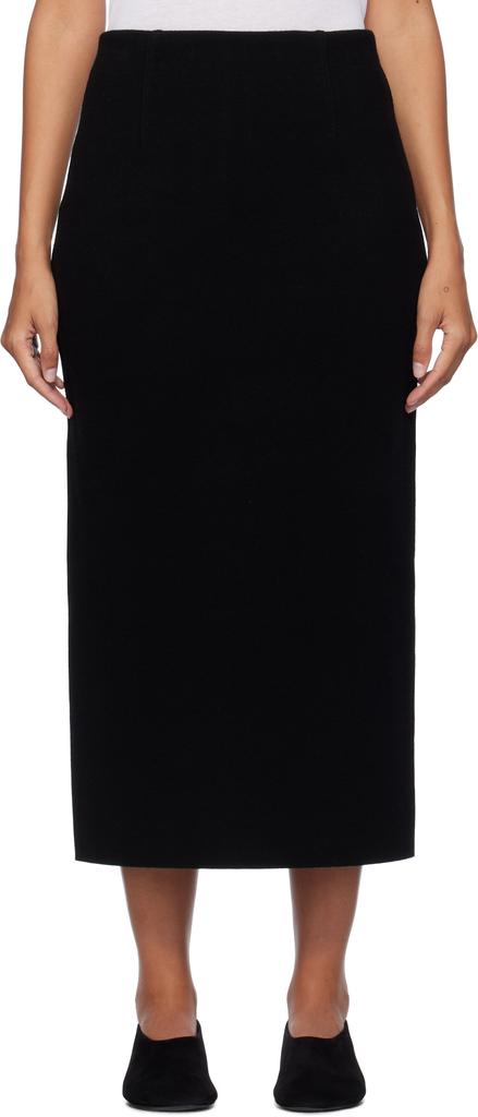【AURALEE】HEAVY MILANO RIB KNIT SKIRT AURALEE Red Heavy Milano Rib Knit Midi Skirt Auralee