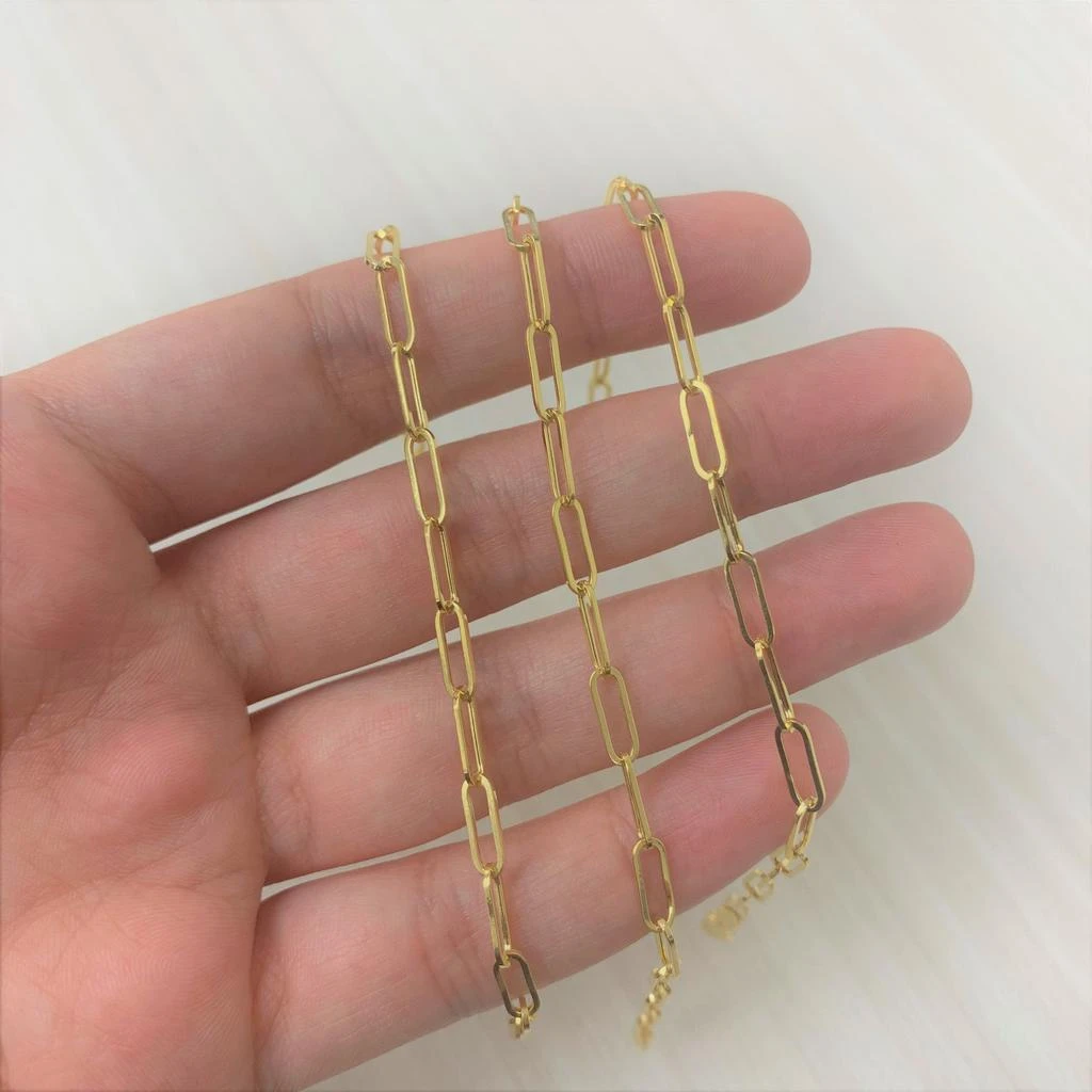 Sabrina Designs 14k Gold Paperclip Link Bracelet 4