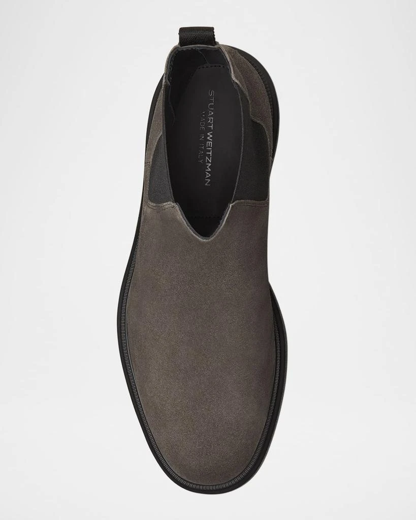 Stuart Weitzman Men's Amos Suede Chelsea Boots 5
