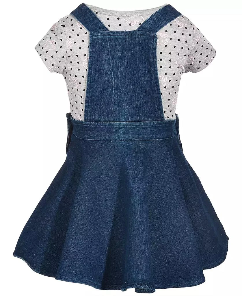 Hello Kitty Toddler Girls 2-Pc. Denim Skirtall & T-Shirt Set 2