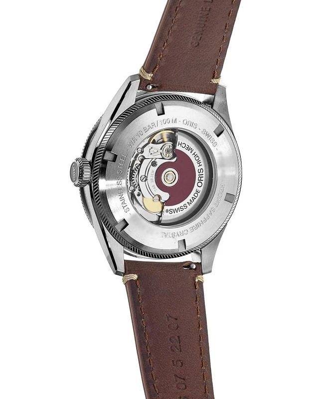Oris Oris Big Crown ProPilot Timer GMT Automatic Black Dial Brown Leather Strap Men's Watch 01 748 7756 4064-07 5 22 07LC 2