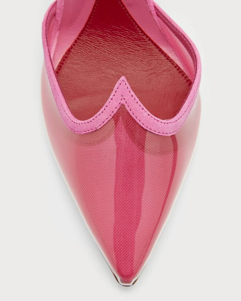 Roger Vivier I Love Vivier Clear Strappy Pumps 6