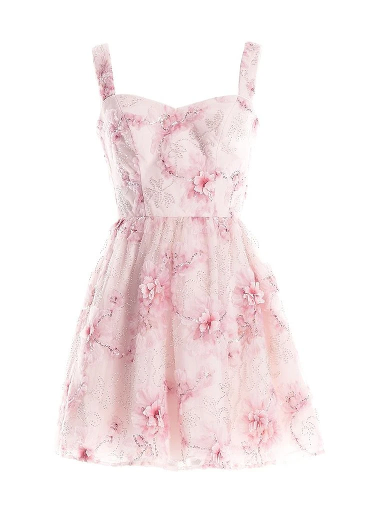 Dress The Population Melanie Embellished Fit & Flare Minidress 1