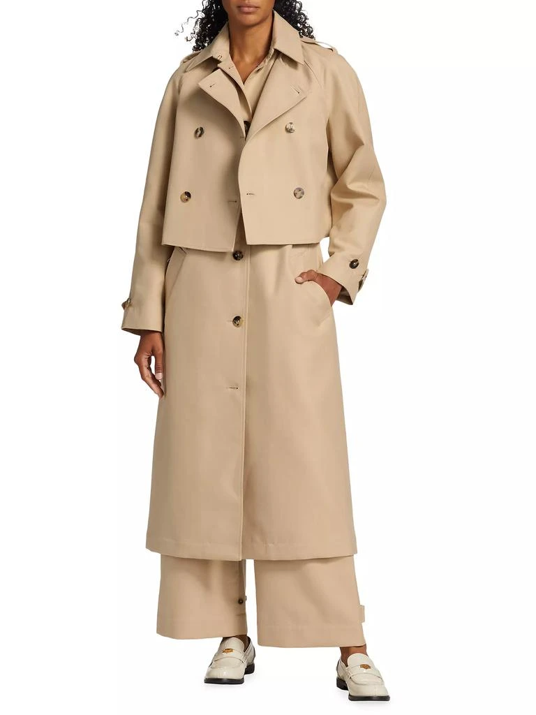 Rosetta Getty 2-In-1 Cotton Double-Layered Trench Coat 3