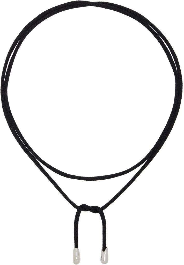 Sophie Buhai Black Elegant Shoelace Choker 1