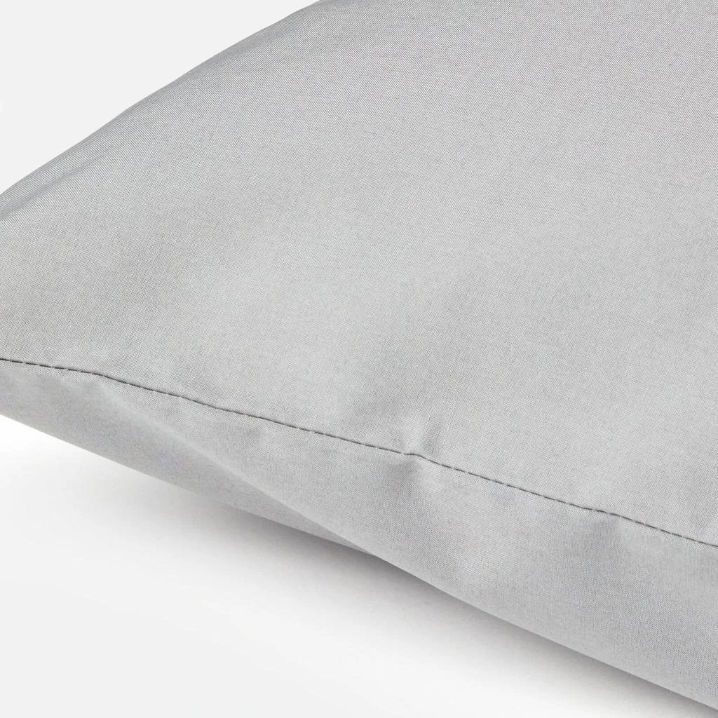 ïn home ïn home 200 Thread Count 100% Organic Cotton Pillowcase Pair - Dark Grey 2