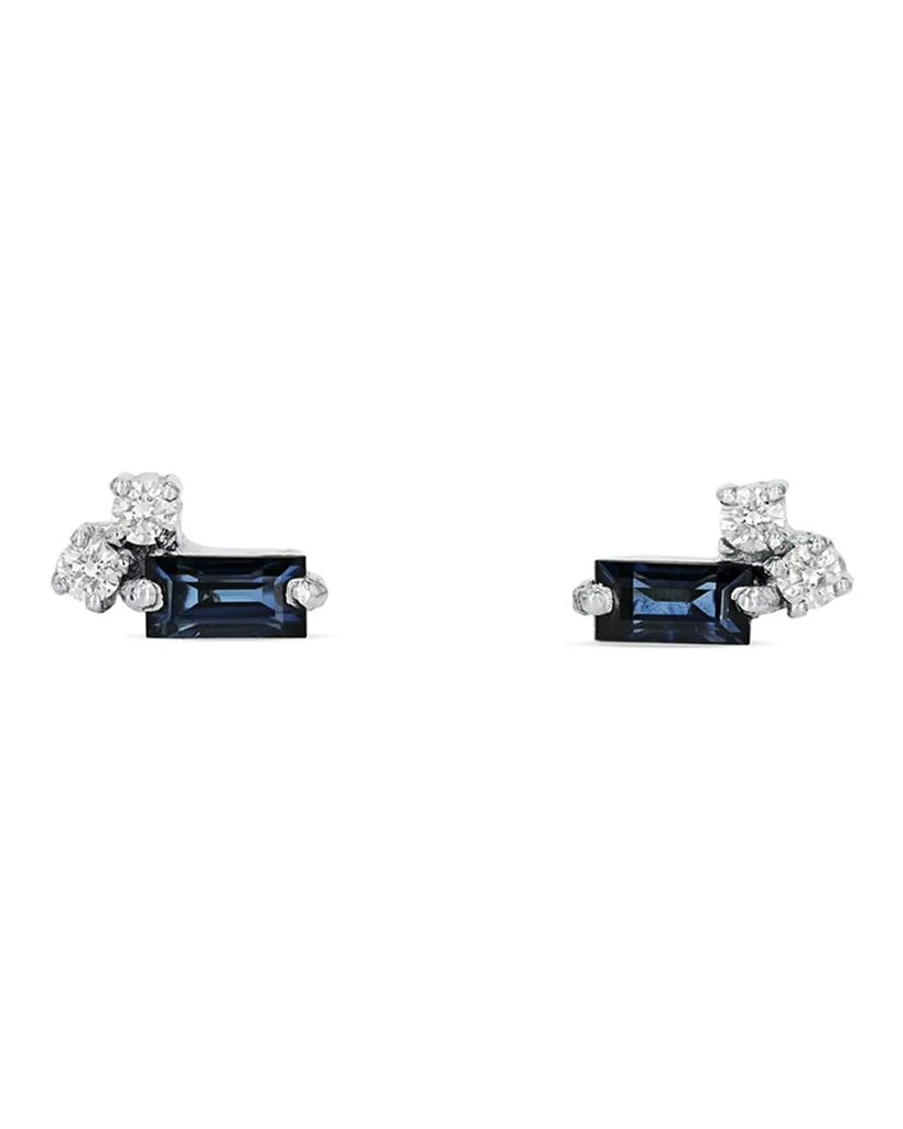 Suzanne Kalan Blue Sapphire Fireworks Stud Earrings 1