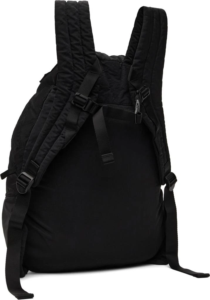 C.P. Company Black Nylon B Rounded Backpack 3
