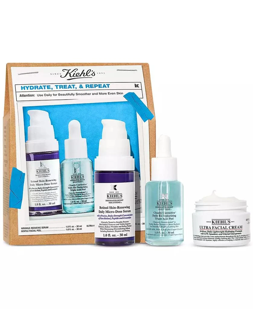 Kiehl's 3-Pc. Hydrate, Treat & Repeat Skincare Set 1