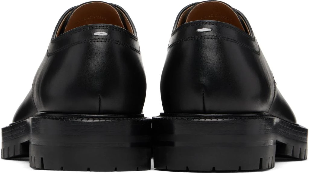 MAISON MARGIELA Black Tabi Lace-Up Derbys 2