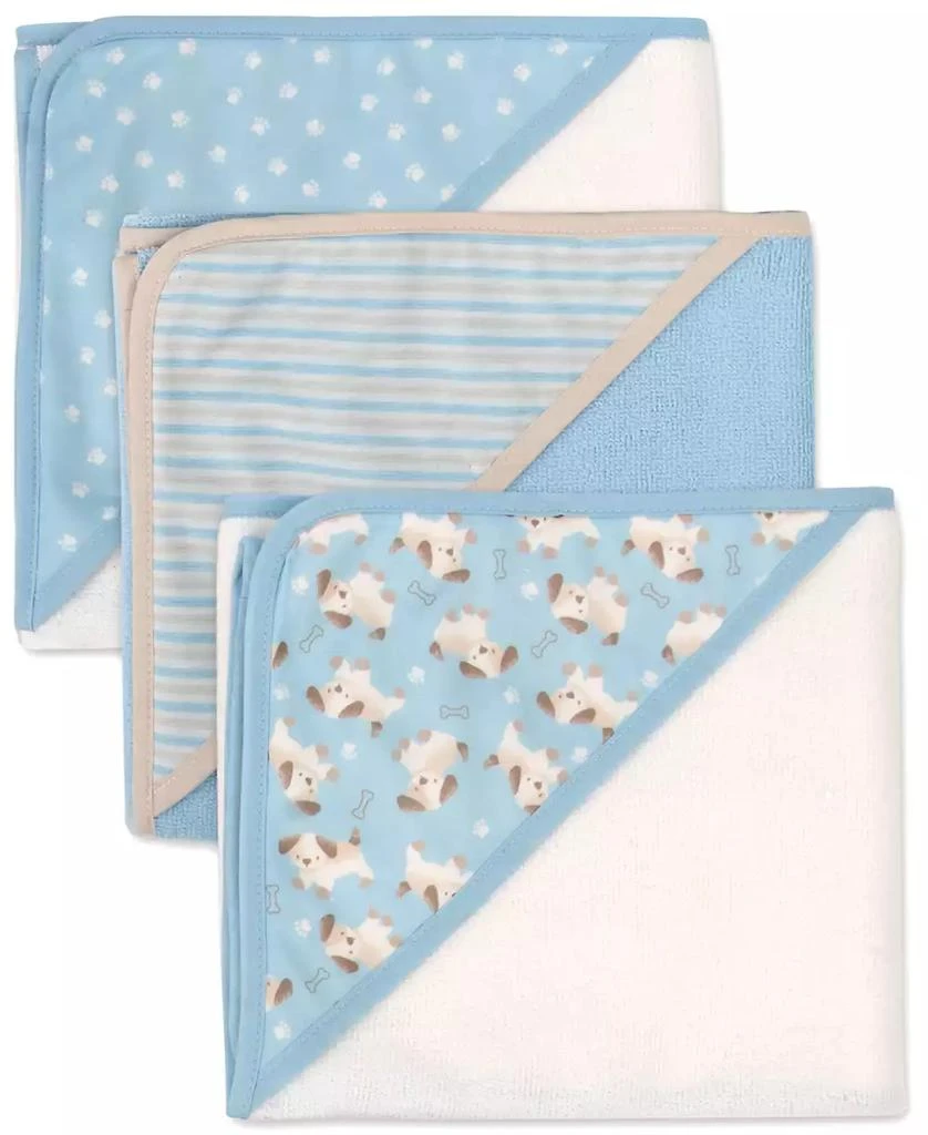 Jessica Simpson Baby Boys Hooded Towel and Washcloth, 6-Piece Set 1