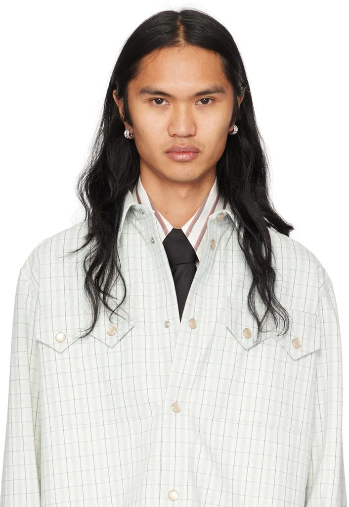 Bottega Veneta Silver Watch Hoop Earrings 3