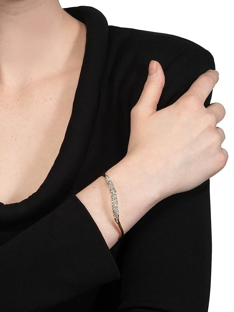 Alexis Bittar Solanales Two-Tone
Glass Crystal Bangle 2