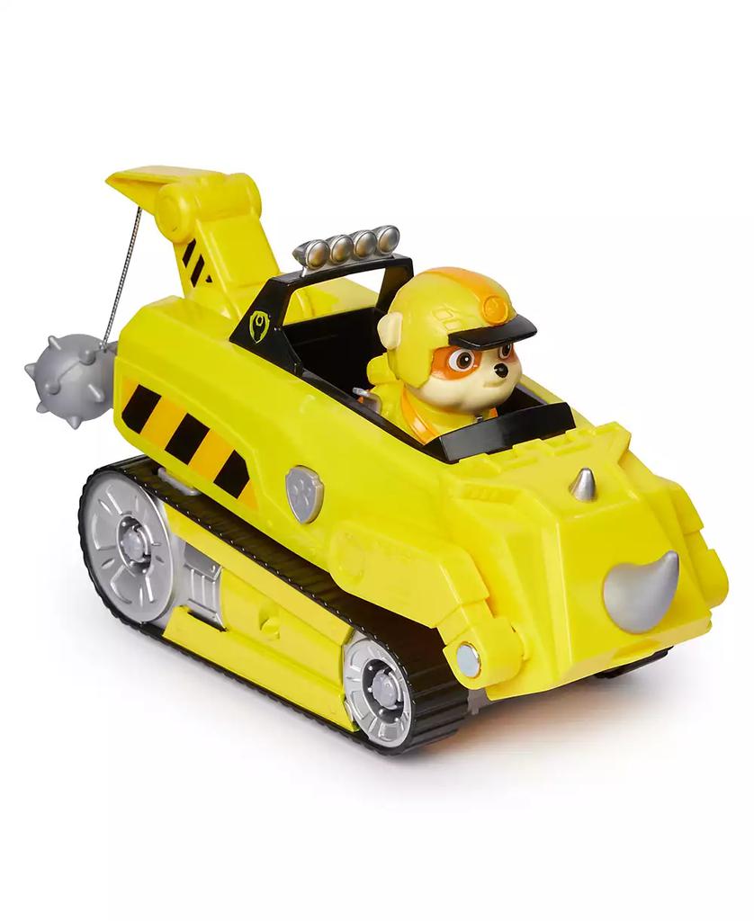 Paw Patrol Jungle Pups, Rubble Rhino Vehicle, Toy Truck with Collectible Action Figure