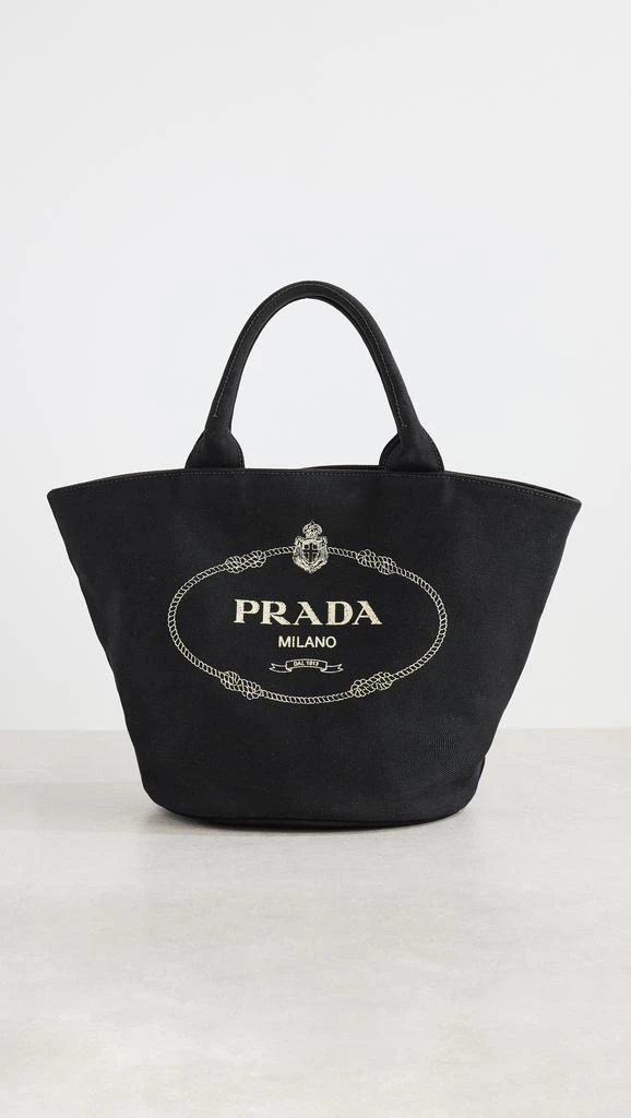 Shopbop Archive Prada 2-Way Tote Bag, Canapa Canvas 1