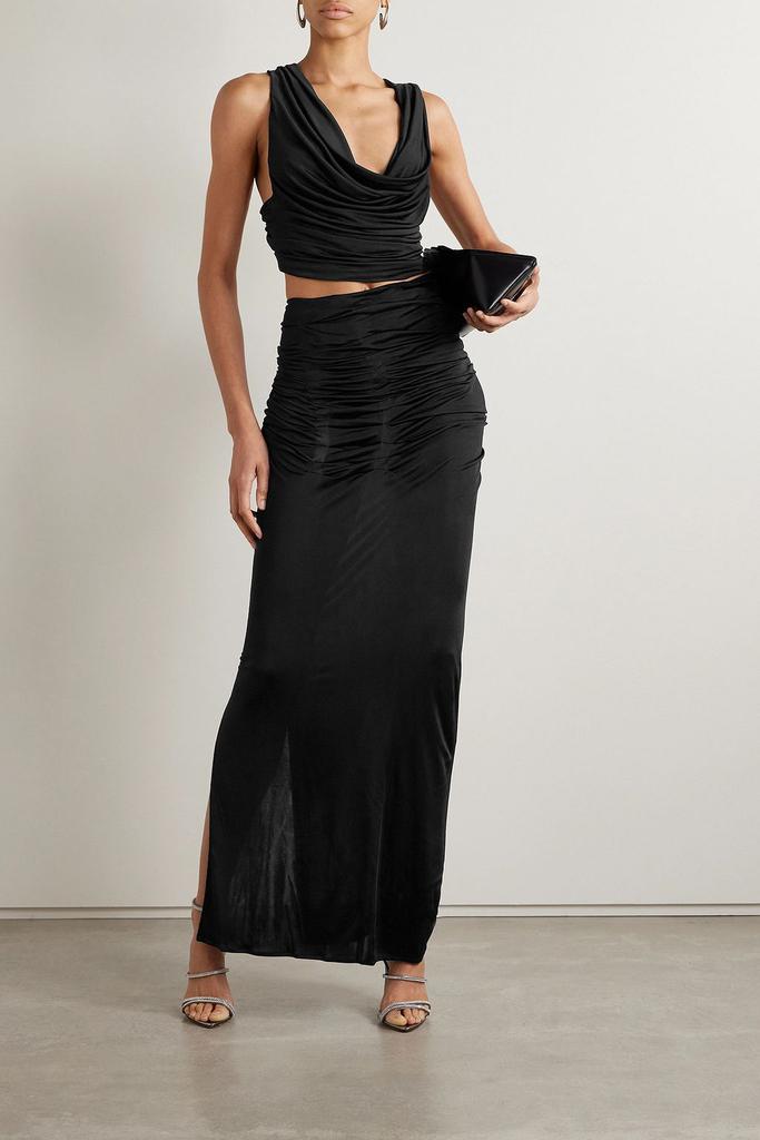 GAUGE81 Belem ruched jersey maxi skirt