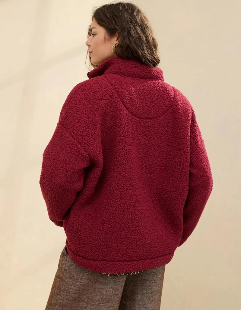 Aerie Aerie Sherpa Quarter Zip Sweatshirt 2
