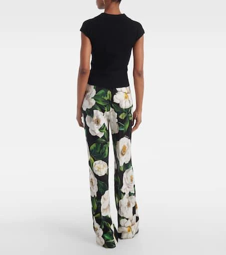 Dolce 
Gabbana Ribbed-knit polo shirt 3