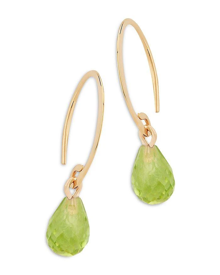 Bloomingdale
s Peridot Briolette Mini Sweep Drop Earrings in 14K Yellow Gold