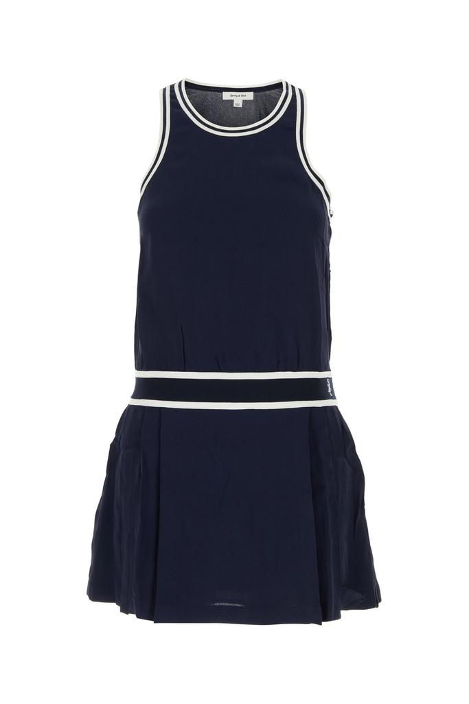 Sporty & Rich Sporty & Rich Phoebe Logo Embroidered Mini Dress