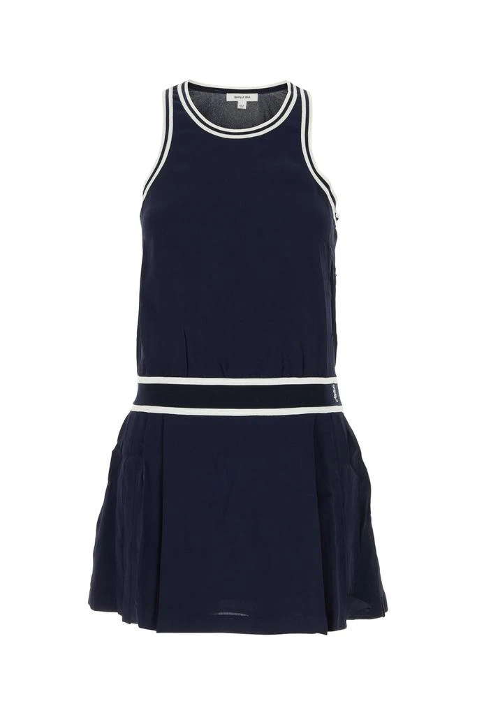 Sporty & Rich Sporty & Rich Phoebe Logo Embroidered Mini Dress 1