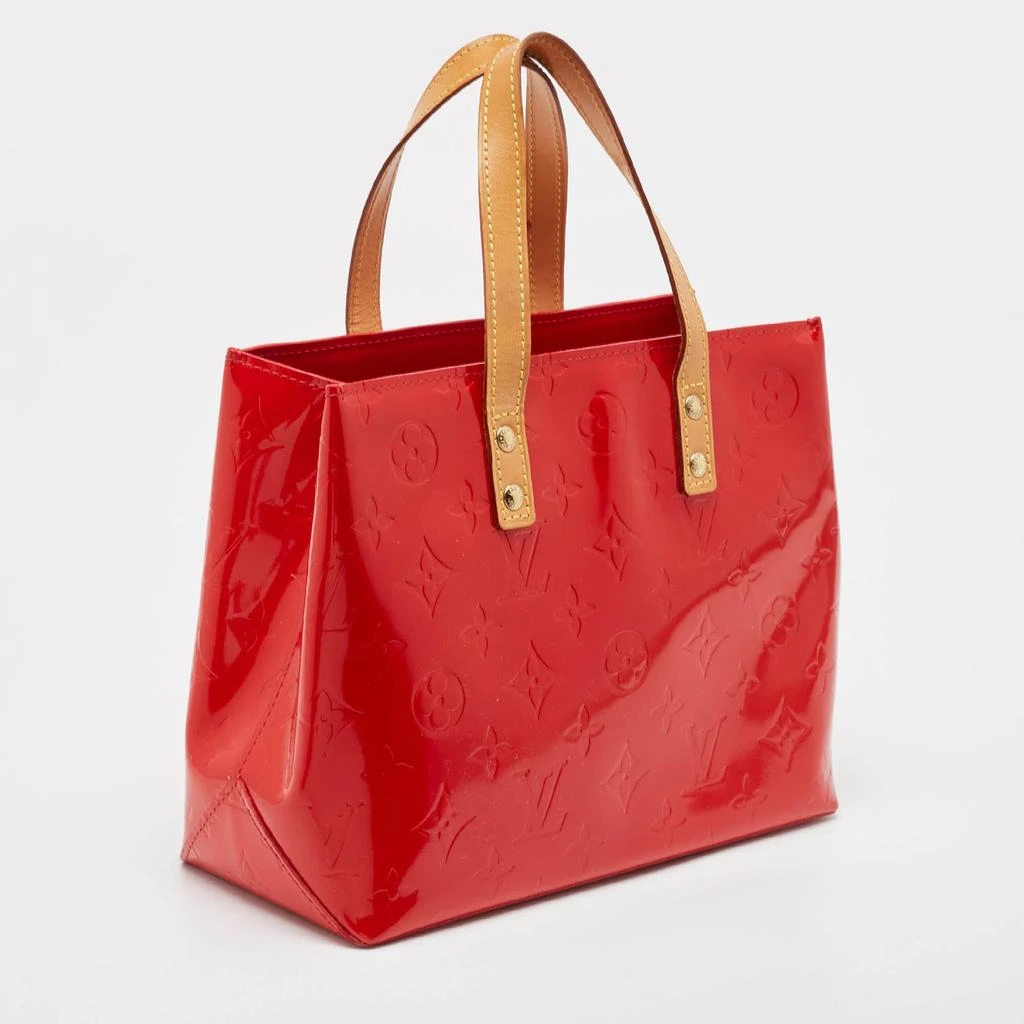 Louis Vuitton Louis Vuitton Red Monogram Vernis Reade PM Bag 3