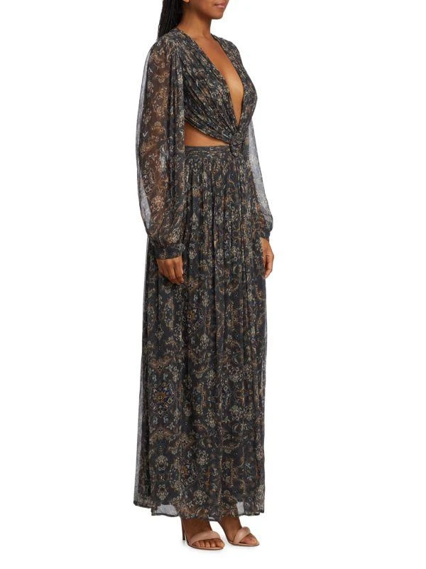 Hannah Artwear Rio Cutout Chiffon Maxi Dress 3