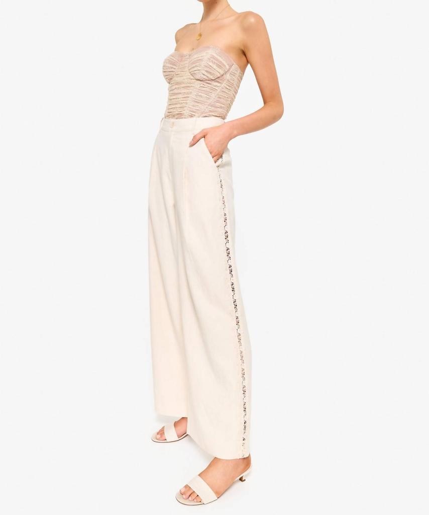 CAMI NYC Lorca High Rise Pants In Bone