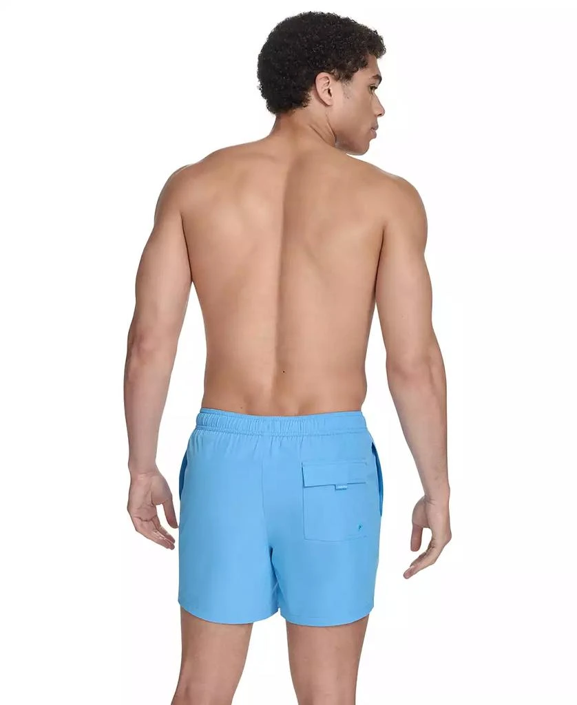 Calvin Klein Men's Core Euro Regular-Fit Quick-Dry 5" Swim Trunks with Compression Short Liner 2