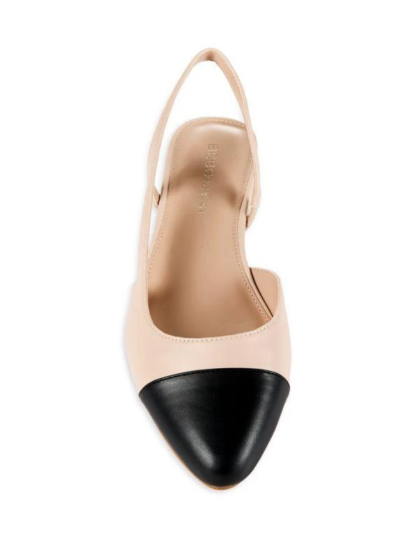 BCBG Tillie Two Tone Slingback Pumps 5