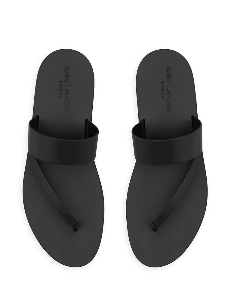 Yves Saint Laurent Milo Slides In Smooth Leather 3