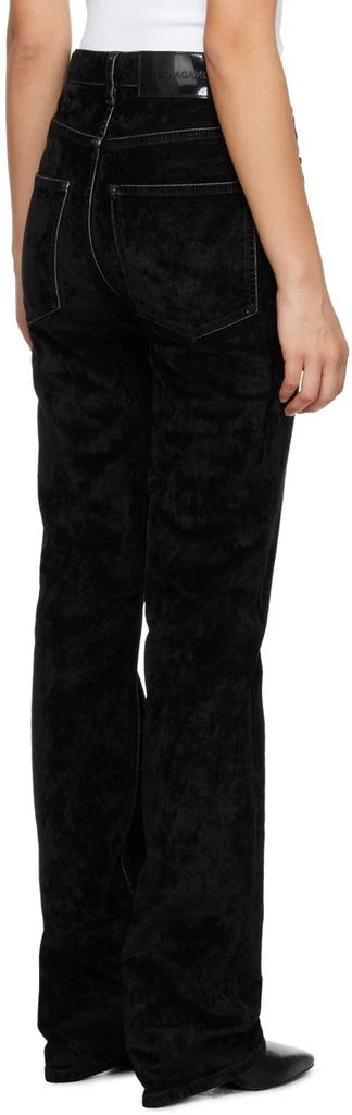 Salvatore Ferragamo Black 5-Pocket Trousers 3