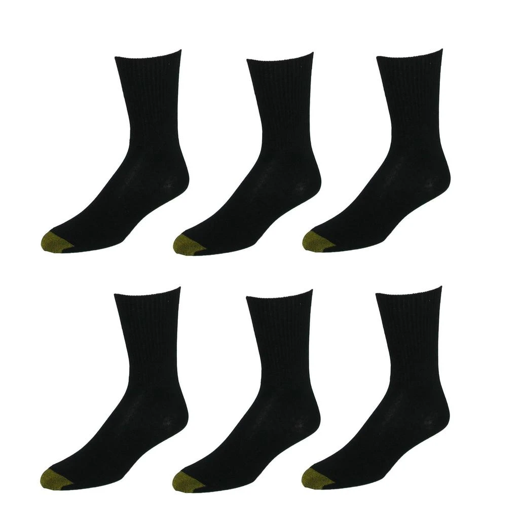 Gold Toe Women's Extended Size Turn Cuff Anklet (6 Pair Pack) 2
