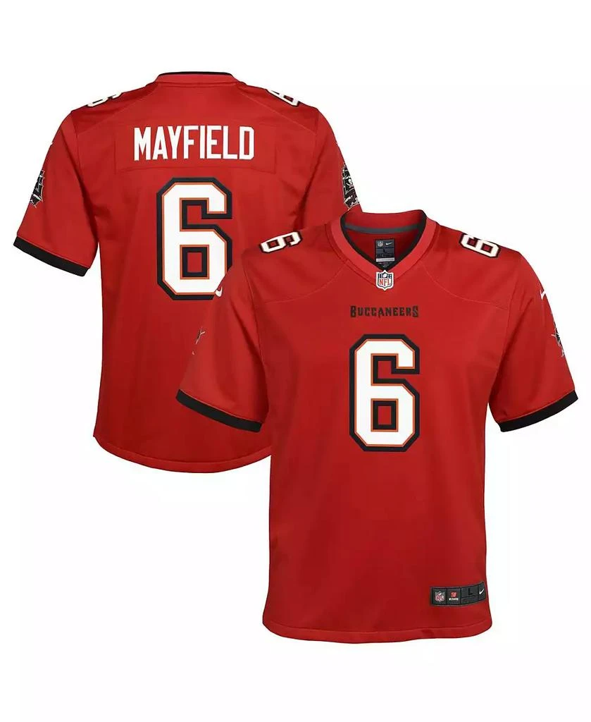 NIKE Big Boys Baker Mayfield Red Tampa Bay Buccaneers Game Jersey 1