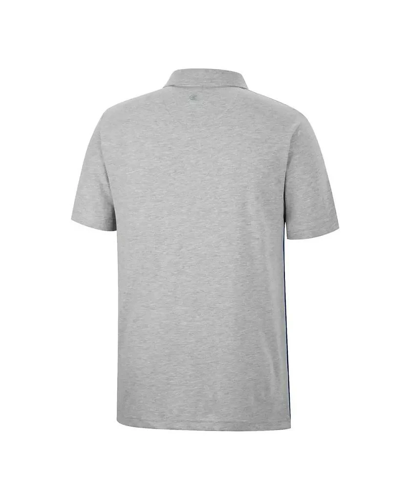 Colosseum Men's Navy, Heathered Gray Cal Bears Caddie Polo Shirt 3