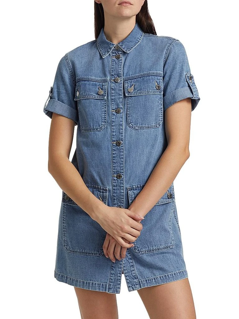 VERONICA BEARD Warren Denim Minidress 3