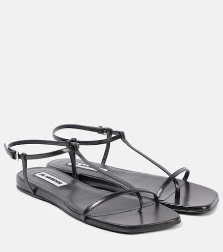 Jil Sander Leather thong sandals 1