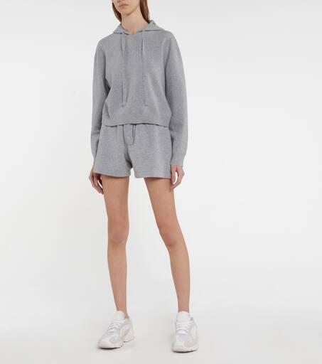 Live The Process Cashmere-blend shorts