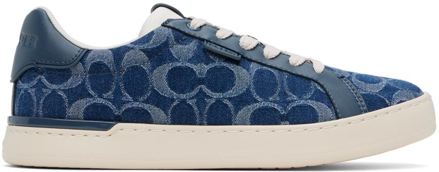 Coach Blue Lowline Sneakers