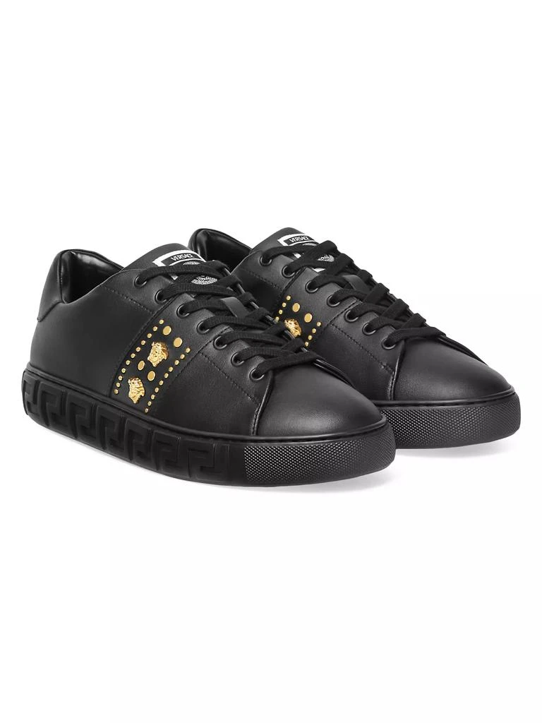 Versace Medusa Studded Low-Top Sneakers 2